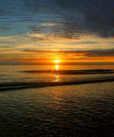 coucher de soleil