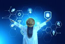 personne les bras tendus