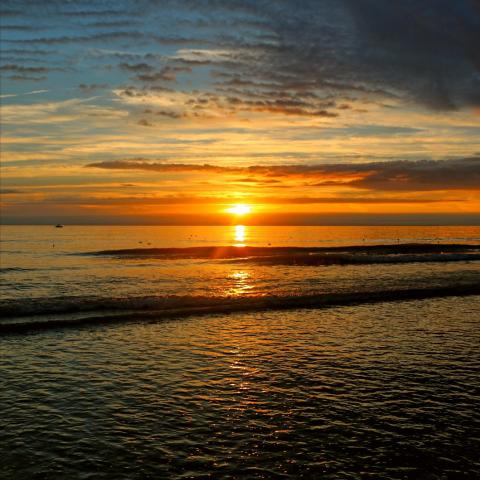 coucher de soleil