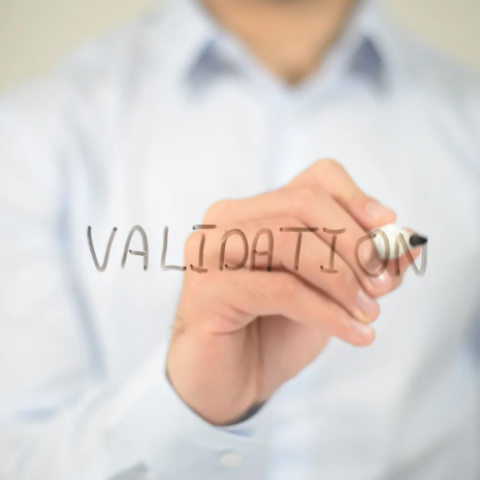 validation écrit à la main