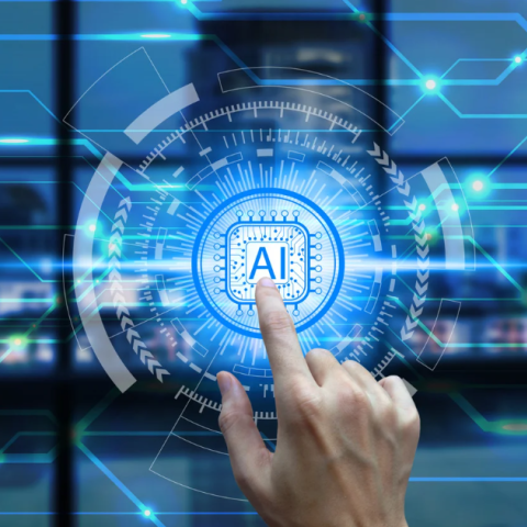 doigt qui touche l'ia 